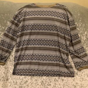 Arizona Jean Co Patterned Long Sleeve Mens Shirt RS Vintage